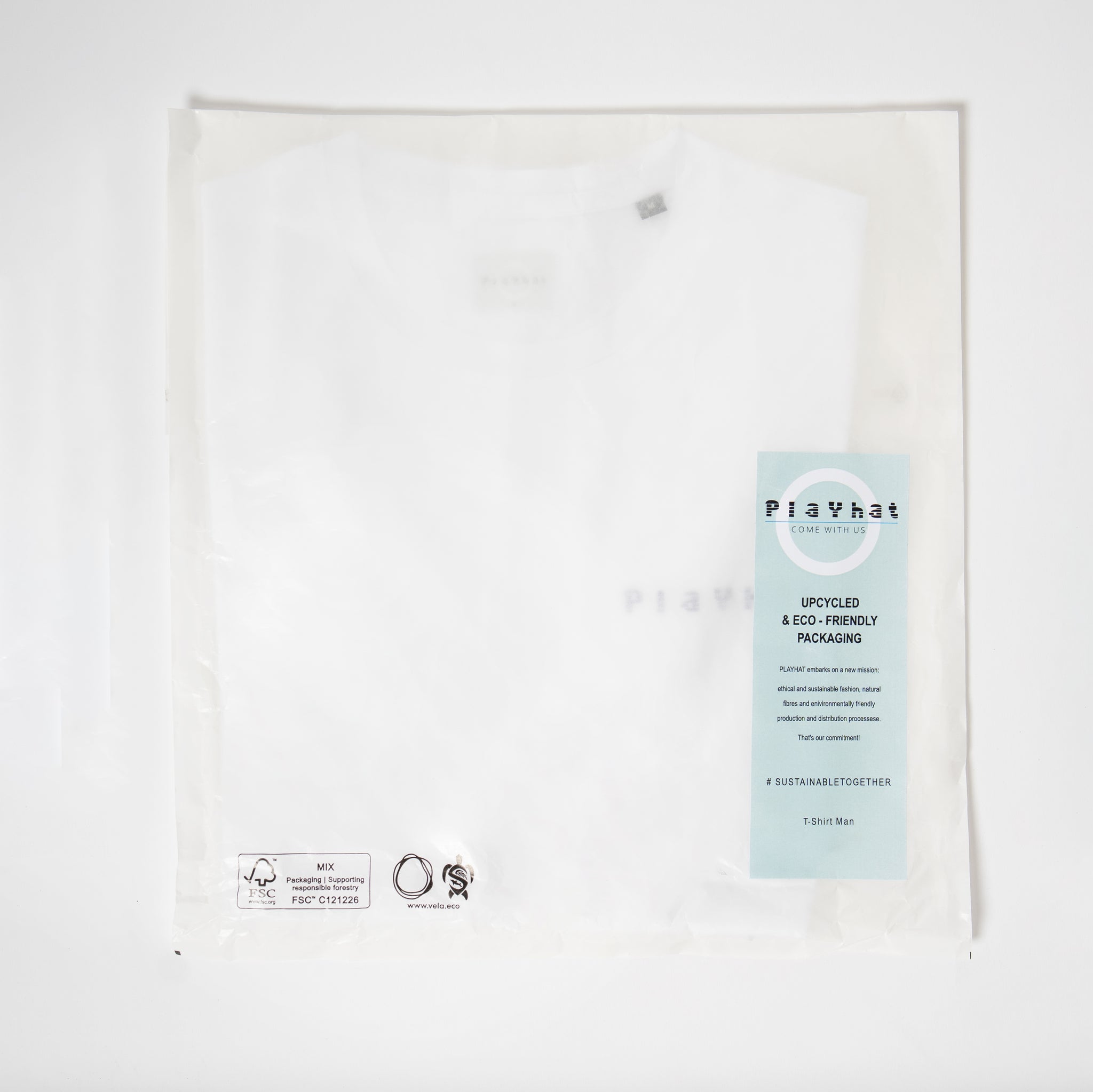 Packaging ecologico per T-shirt