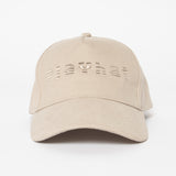 Cappello in cotone con logo ricamato colore Beige