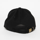 Retro cappello in cotone con regolazione in metallo colore Nero