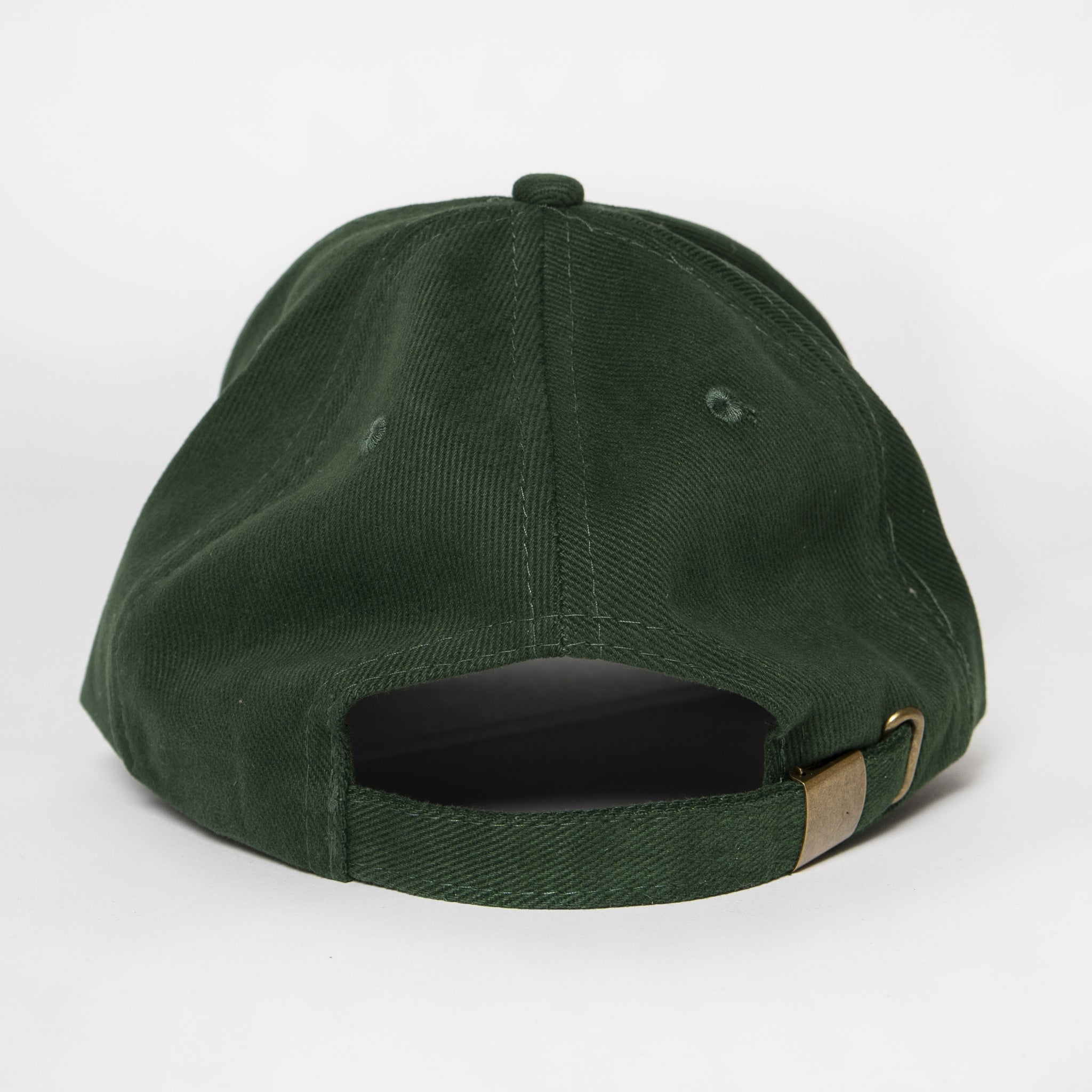 Retro Cappello in cotone con regolazione in metallo colore Verde