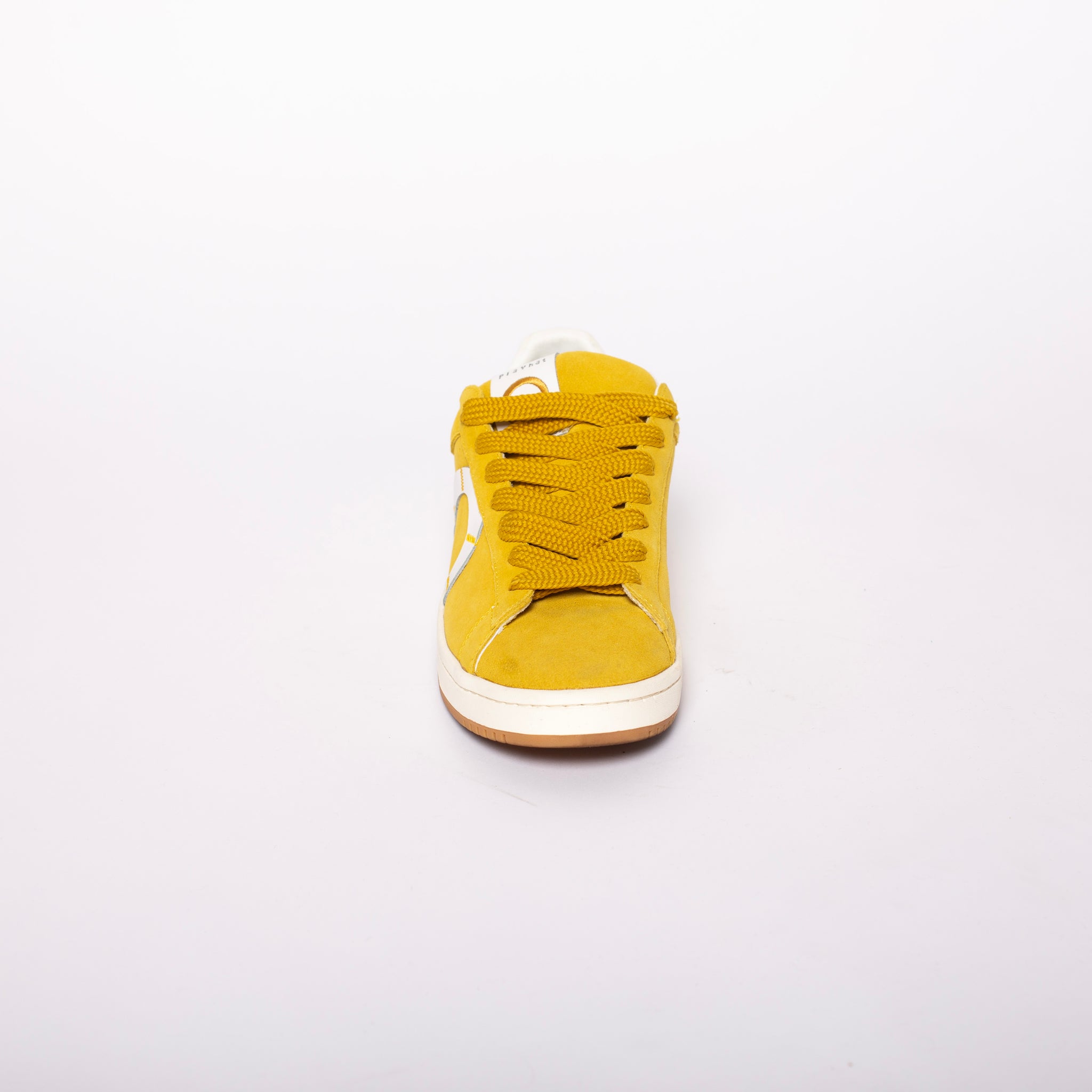 Sneakers frontale con lacci flat colore Giallo