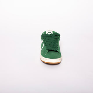 Sneakers frontale con lacci flat colore Verde